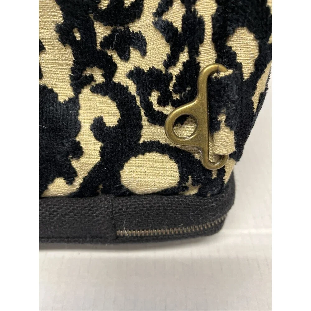 Cake by Petunia Pickle Embossed Black Velvet Diaper Bag Large